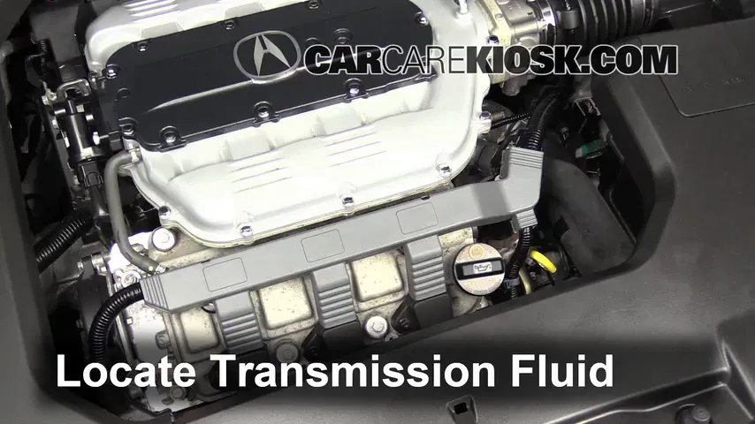 2012 Acura TL 3.5L V6 Transmission Fluid Check Fluid Level